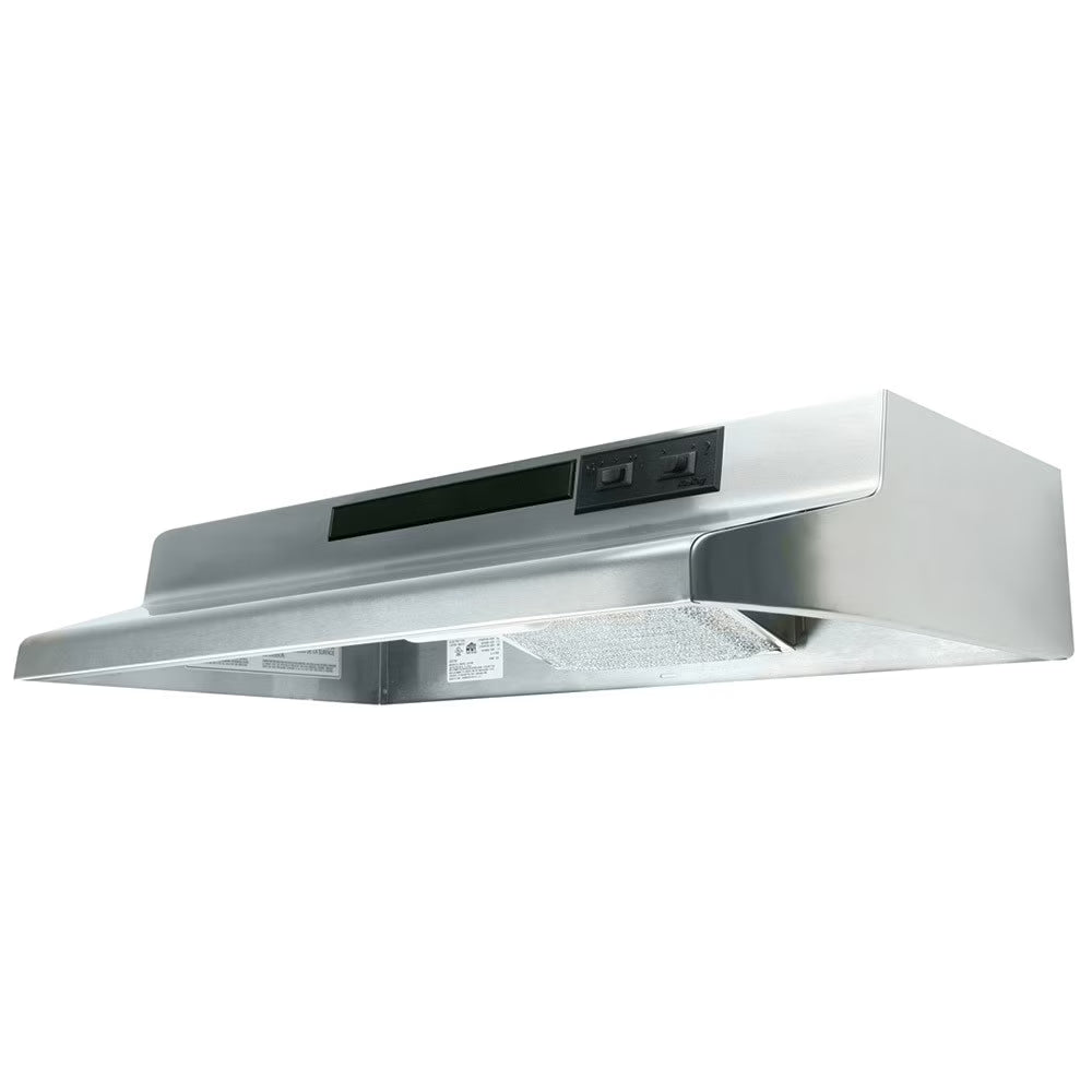 Hotte de cuisine sous armoire à 2 vitesses Air King AV142, 180 CFM, 42 po, en acier inoxydable