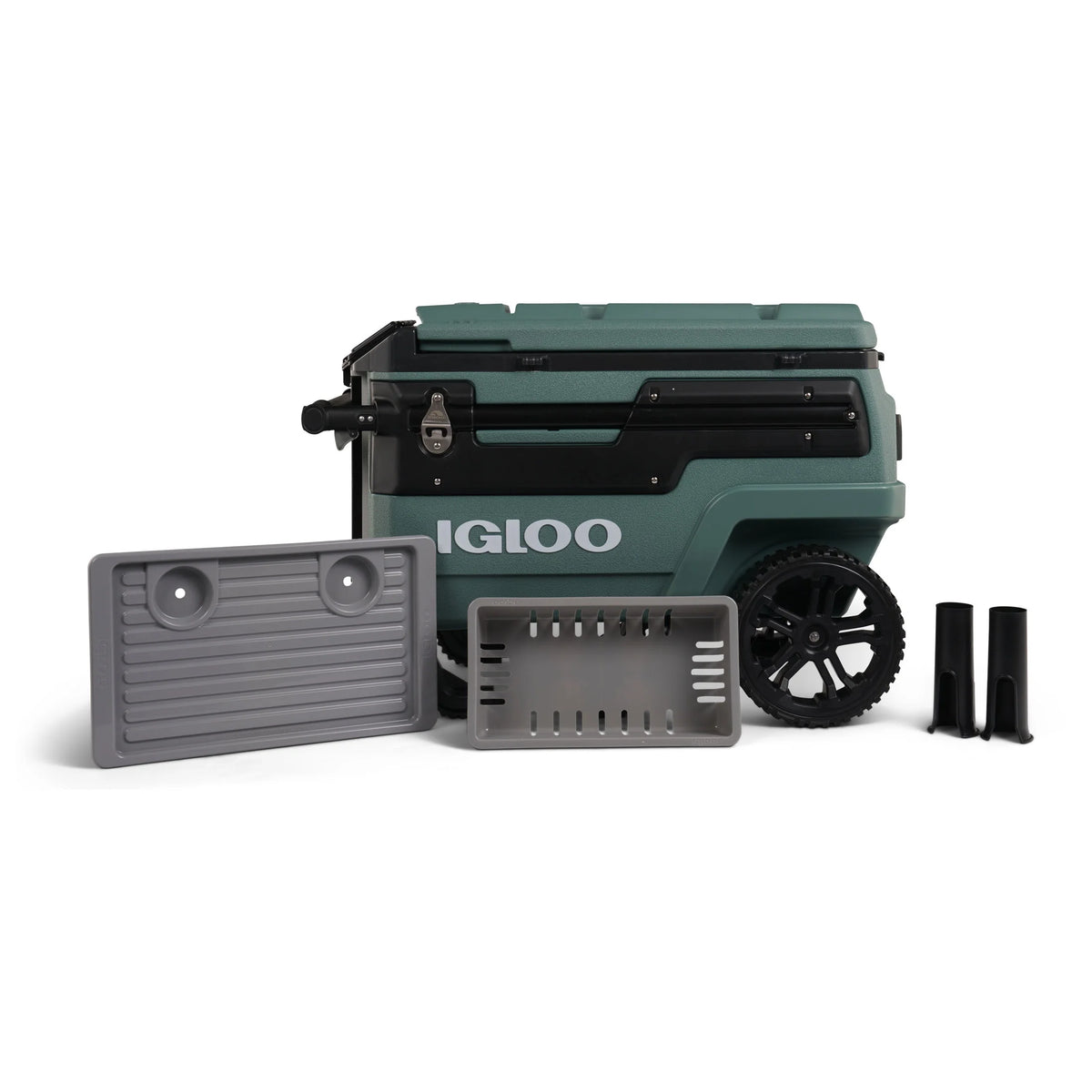 Glacière à roulettes Igloo Trailmate Journey 70 QT, Gris Carbonite