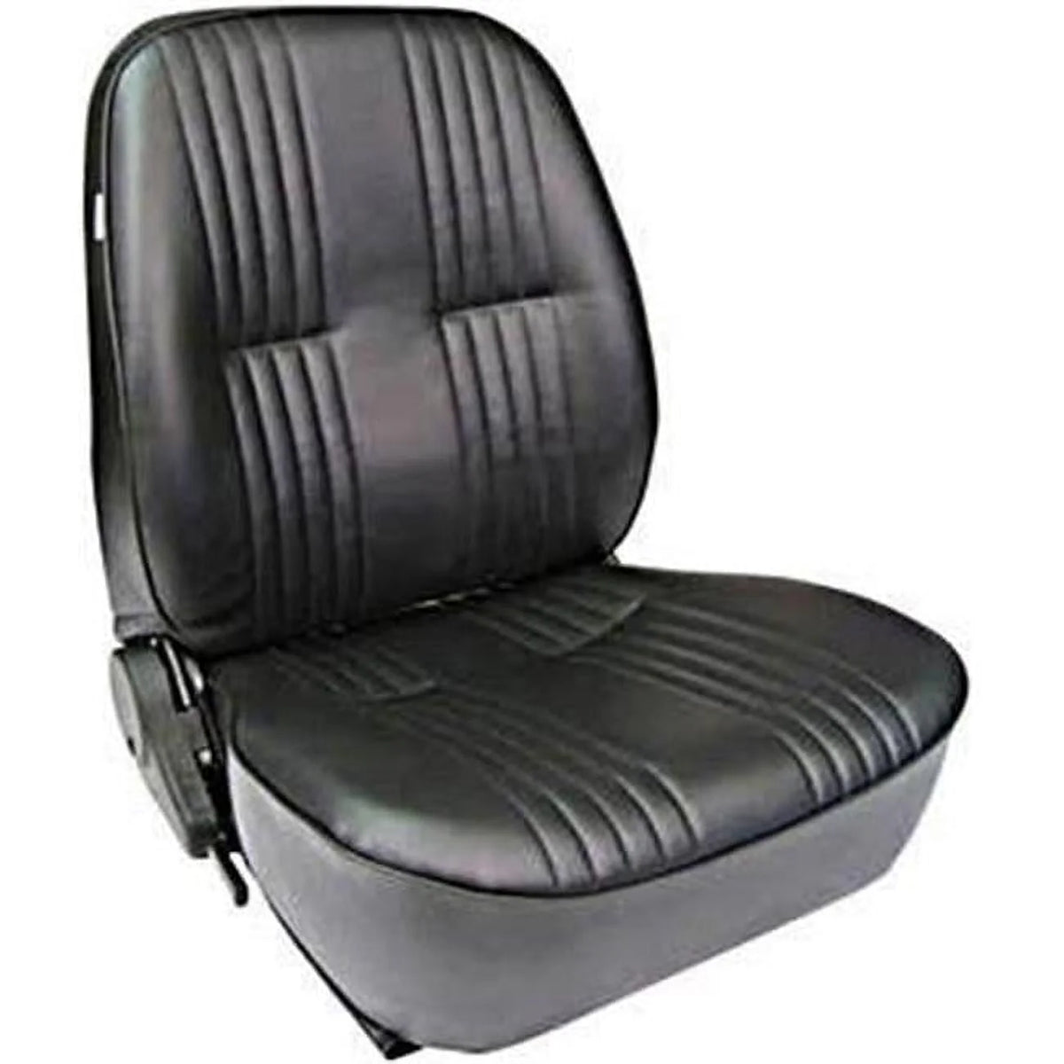 Siège inclinable gauche en vinyle noir ProCar by Scat 80-1400-51L Série LOWBACK 1400