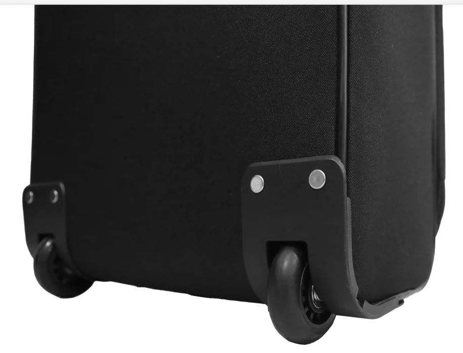 Ensemble de 4 valises souples Protege, noir