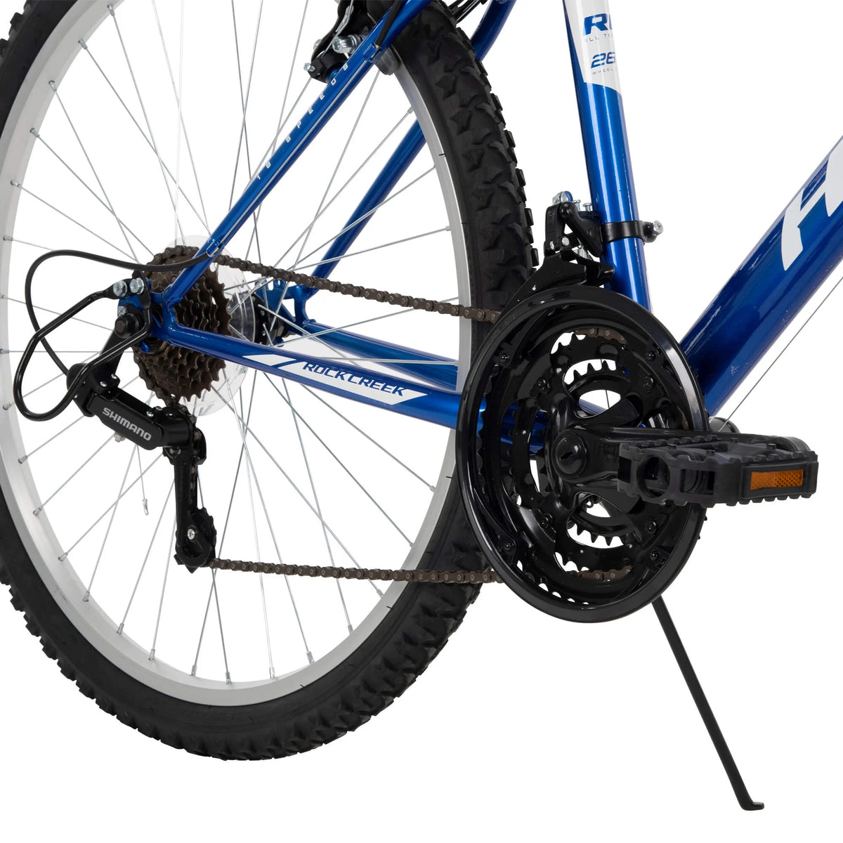 Vélo tout-terrain Huffy 26 Rock Creek, Convient aux cyclistes de 1,52 m et plus, Bleu, Adulte, Homme