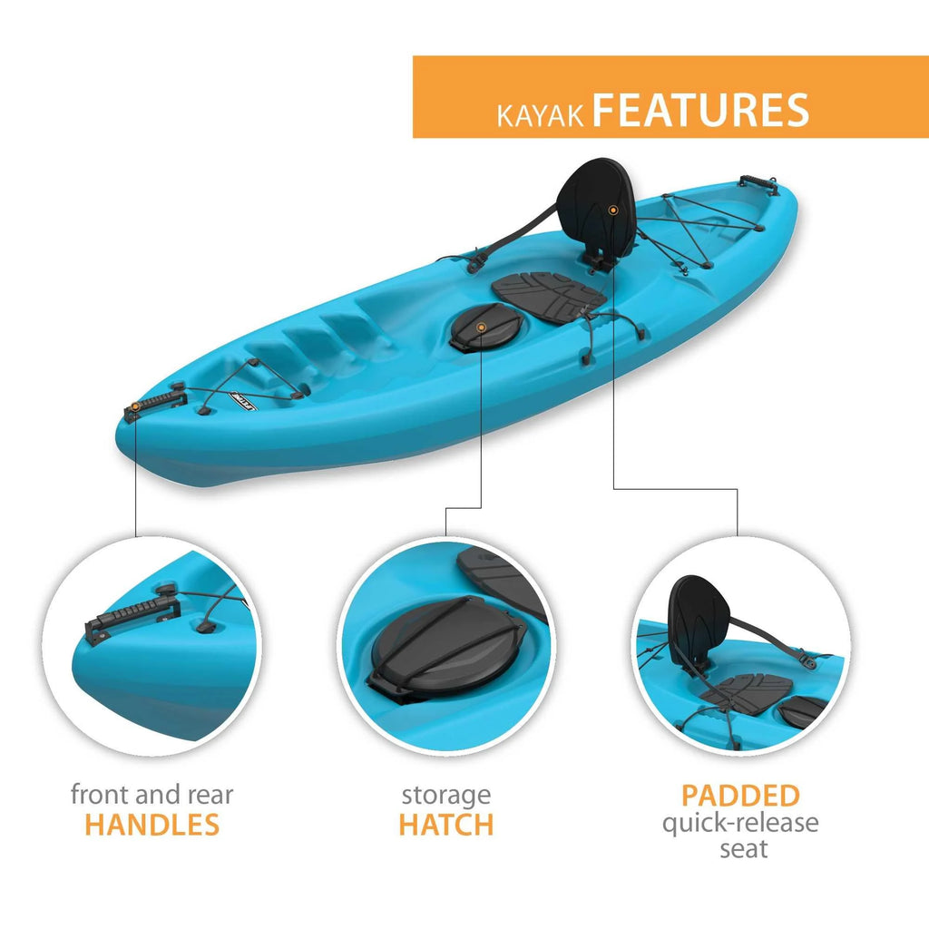 Kayak Sit-On-Top Spitfire 8 pi Lifetime, vert citron (90245)