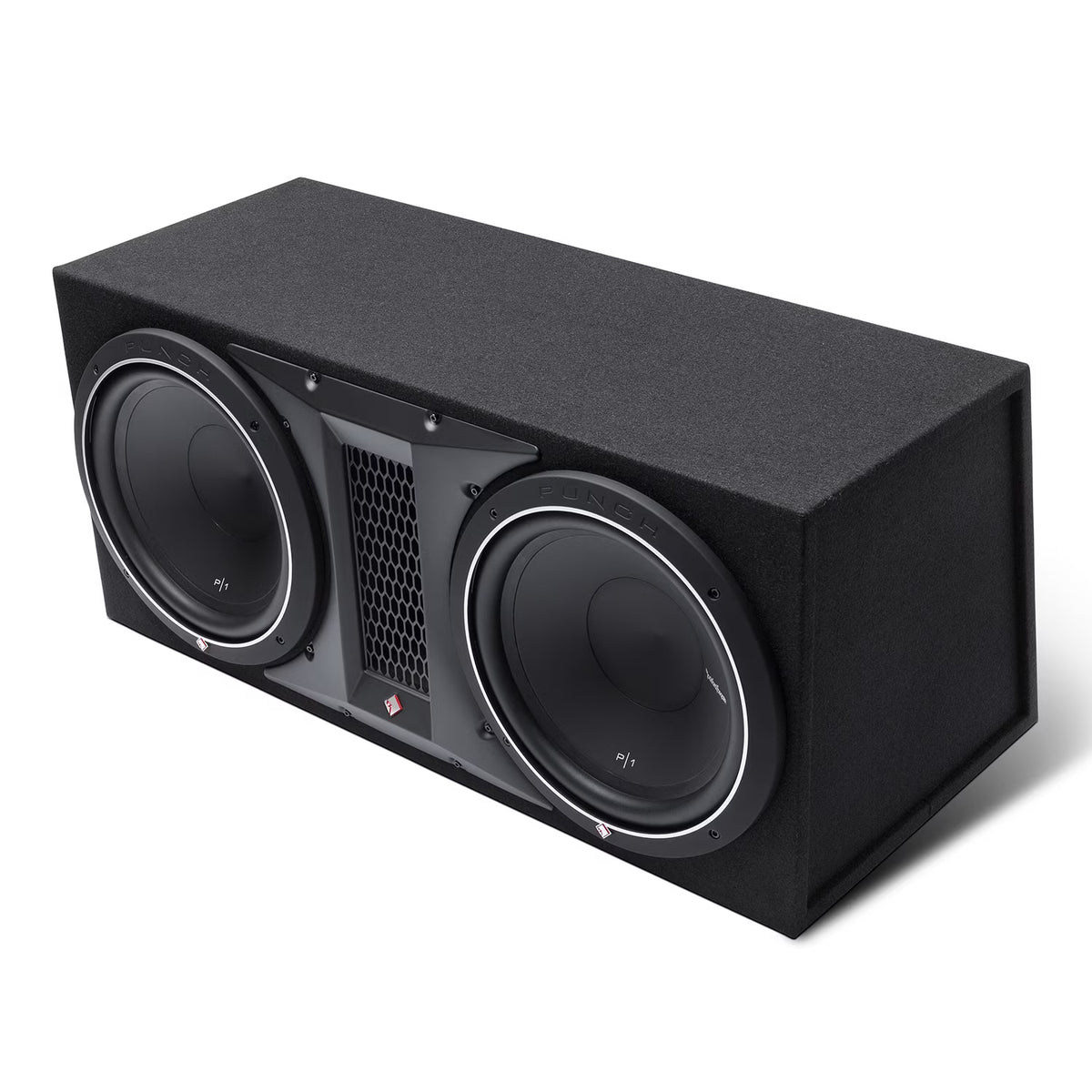 Nouvelle enceinte de caisson de basses Rockford Fosgate P1-2X12 500 watts Punch avec deux caissons P1 12 intégrés