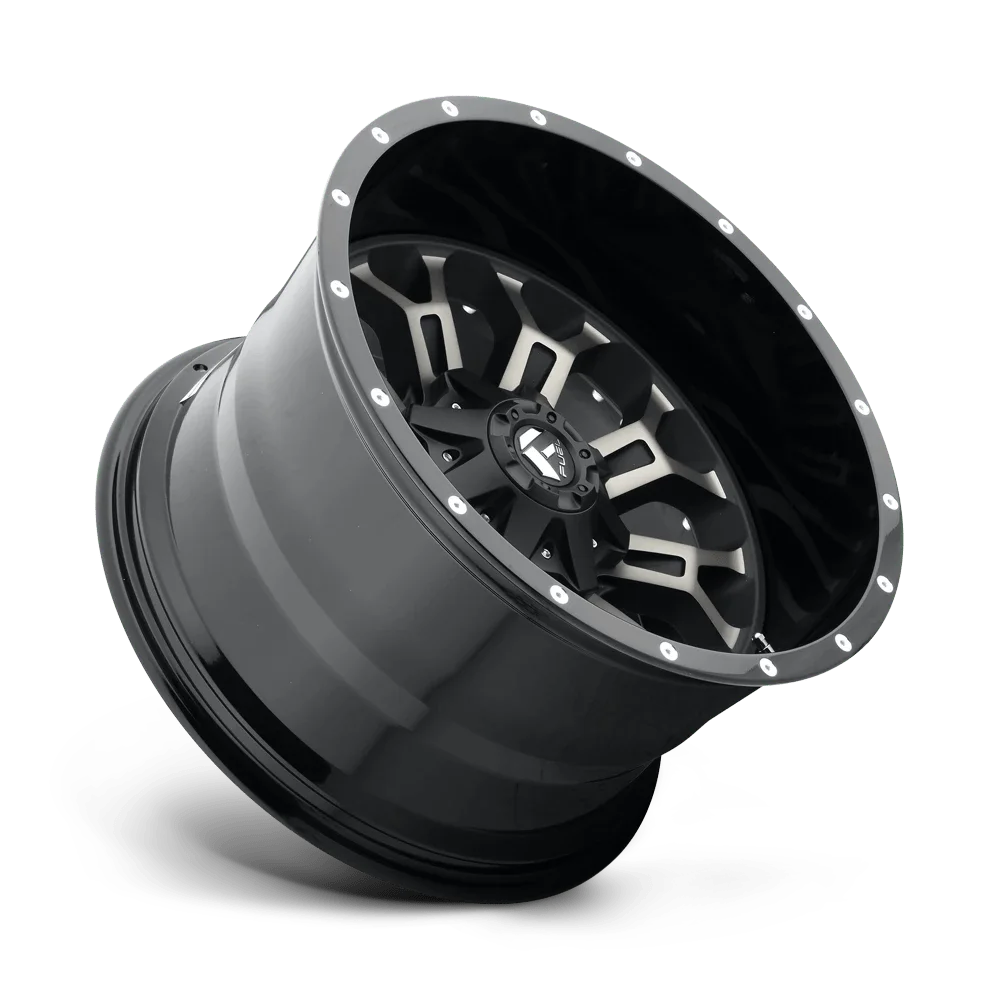 Jante Fuel D561 Crush 18X9 5X139.7/5X150 20Et 106.1Cb Finition brillante usinée teinte double foncée