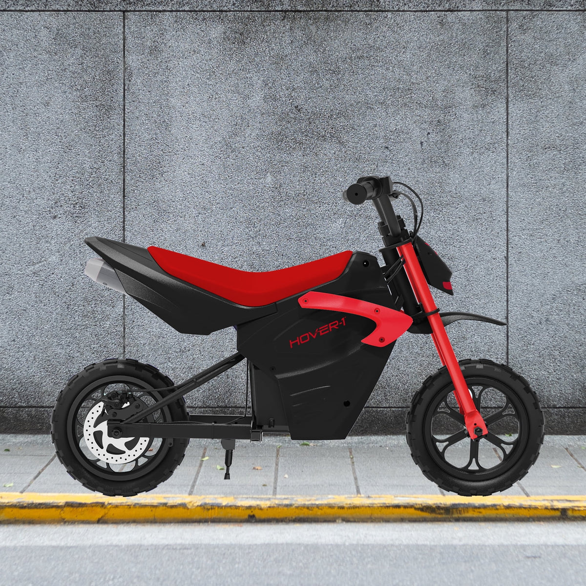 Hover-1 My First Dirt Bike for Kids - 300W Motor, 9MPH Max Speed, 9 Mile Range, 12 Off-Road Tires, 120LB Max Weight, Twist Grip Throttle & Rear Disc Brake Electric Dirt Bike for Kids Ages 5+ Years
