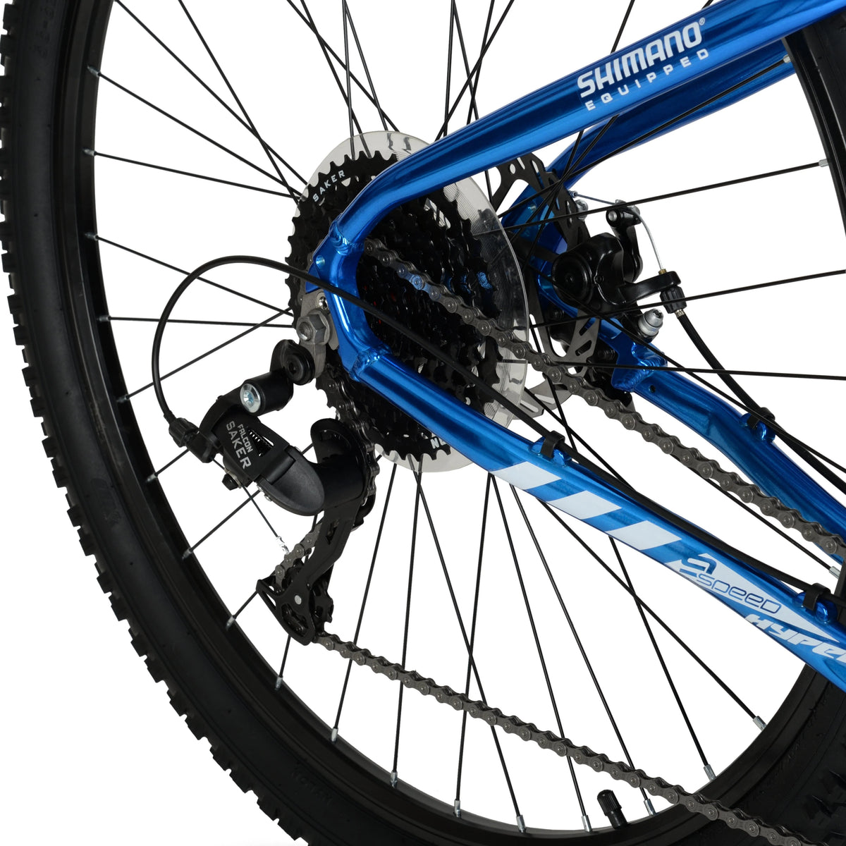 Vélo tout-terrain Hyper Bicycle Men's 29 Explorer, cadre rigide, bleu