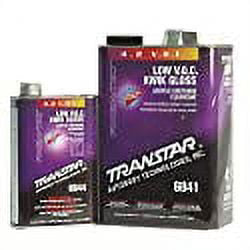 TRANSTAR 6841 Vernis transparent acrylique uréthane, pot de 1 gal, brillant, mélange 4:1
