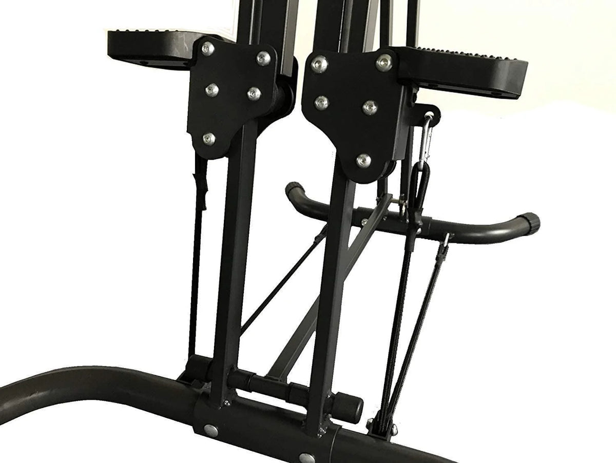 Machine d’escalade verticale X Factor, appareil cardio à marches pour la maison, entraînement complet du corps avec 3 bandes de résistance