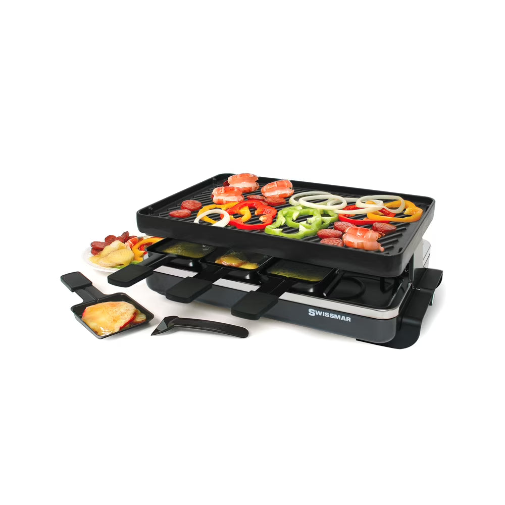 Gril à raclette Swissmar Classic pour 8 personnes avec plaque de gril en fonte