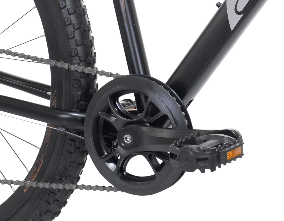 Vélo tout-terrain Ozark Trail 27.5 Vibe, Cadre petit, Convient aux cyclistes de 1,52 m à 1,68 m, Noir, Adulte, Unisexe