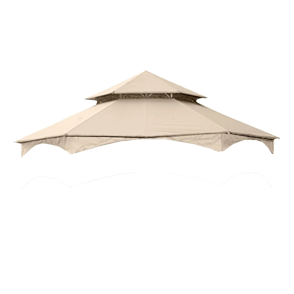 Ensemble de remplacement de toit et moustiquaires latérales Garden Winds pour tonnelle hexagonale South Bay - Riplock 350