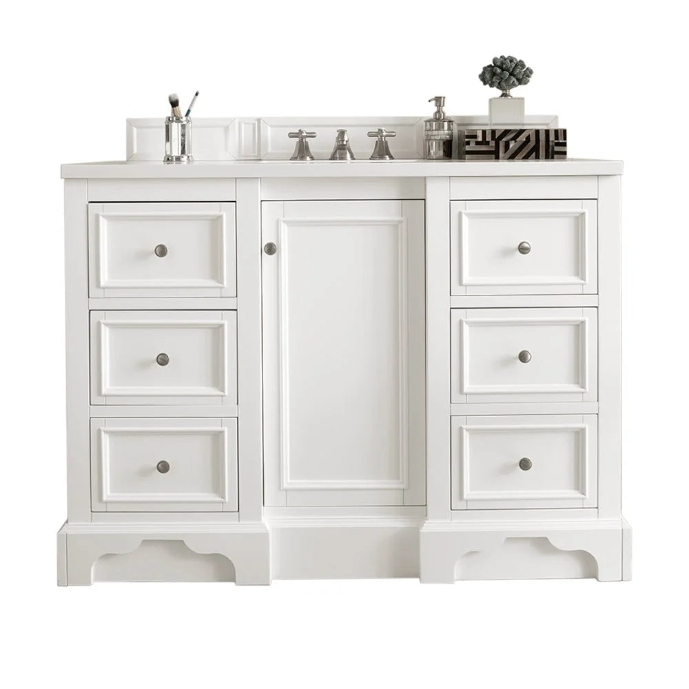 James Martin Vanities 825-V48 De Soto 50 Meuble-lavabo en bois sur pied simple uniquement -