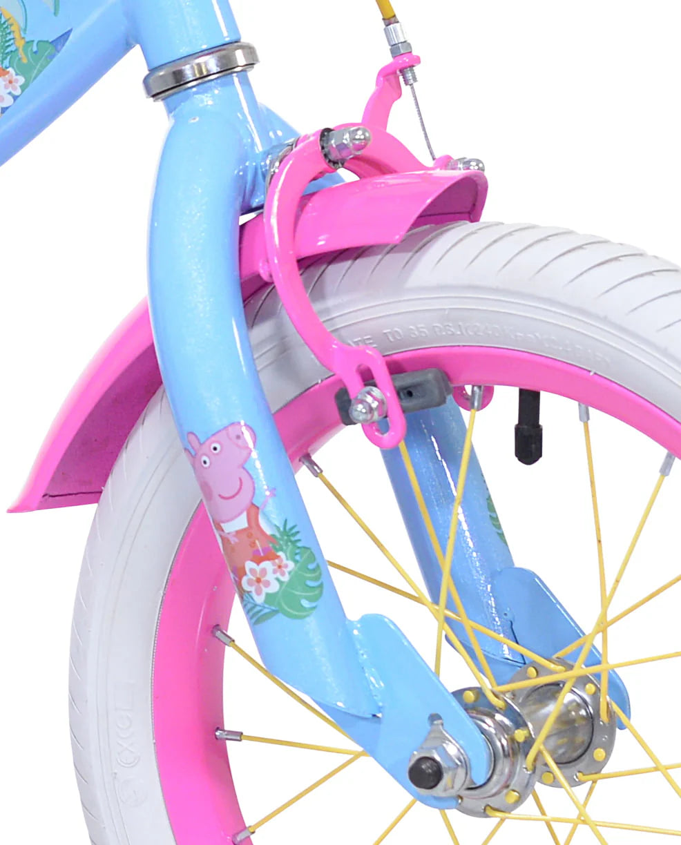Bicycles 14 Vélo pour fille Peppa Pig Sunshine Vibes, Bleu et Rose