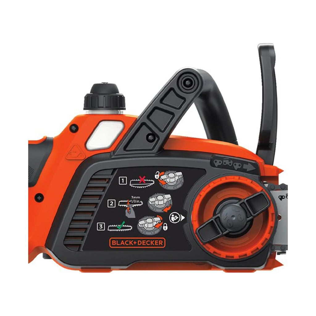 BLACK+DECKER 20V MAX* Scie à chaîne sans fil, 10 pouces (Outil seul), (LCS1020B)