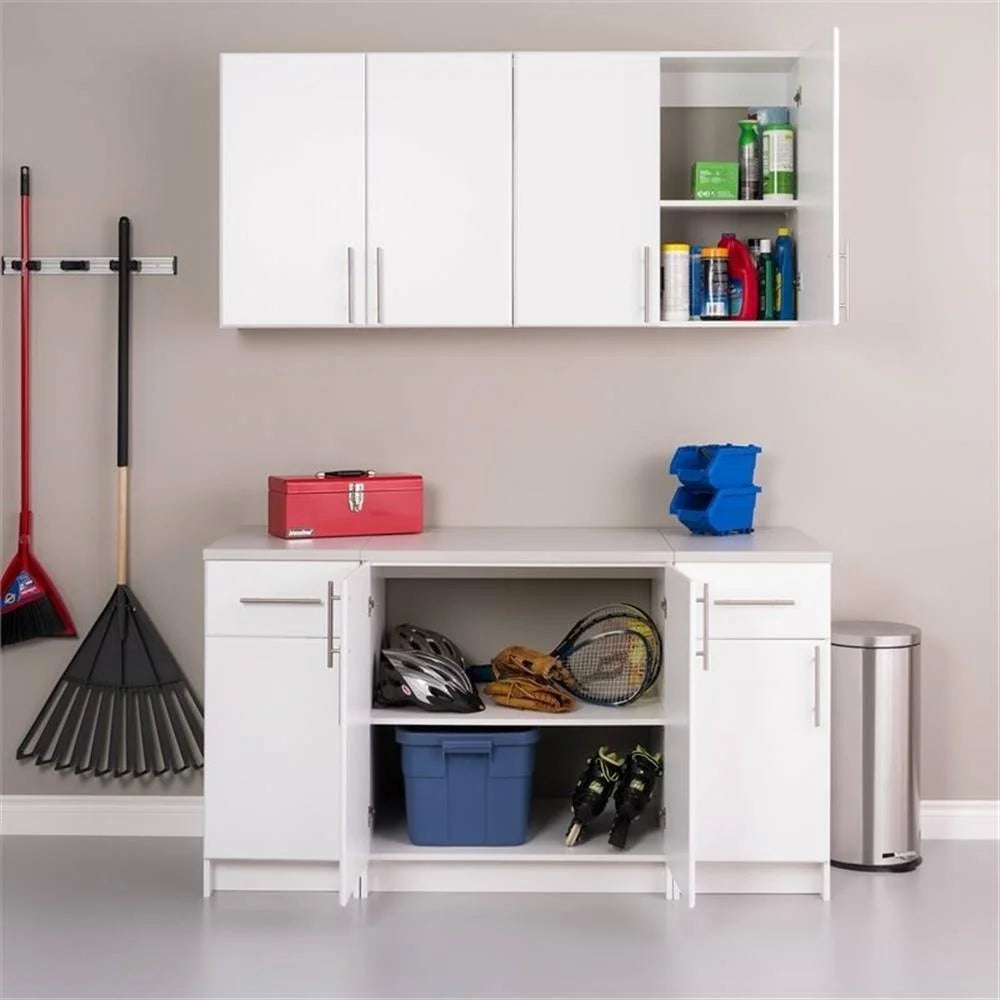 Ensemble de 2 armoires murales en bois Home Square, blanc
