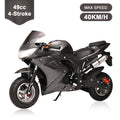 Mini moto essence AQQW 49cc pour adultes et enfants, mini motos 4 temps, jouets motos tout-terrain à essence, charge max 441 lbs, meilleurs cadeaux pour enfants
