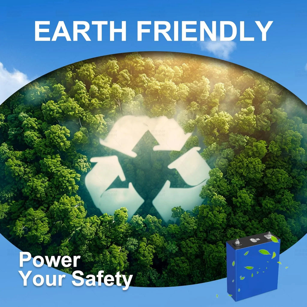 Lot de 4 batteries LiFePO4 de qualité A, 280 Ah, 3,2 V, rechargeables, à décharge profonde, avec écrous et barres omnibus, 8 000 à 10 000 cycles de vie, batteries de remplacement pour systèmes solaires, voitures et camping-cars
