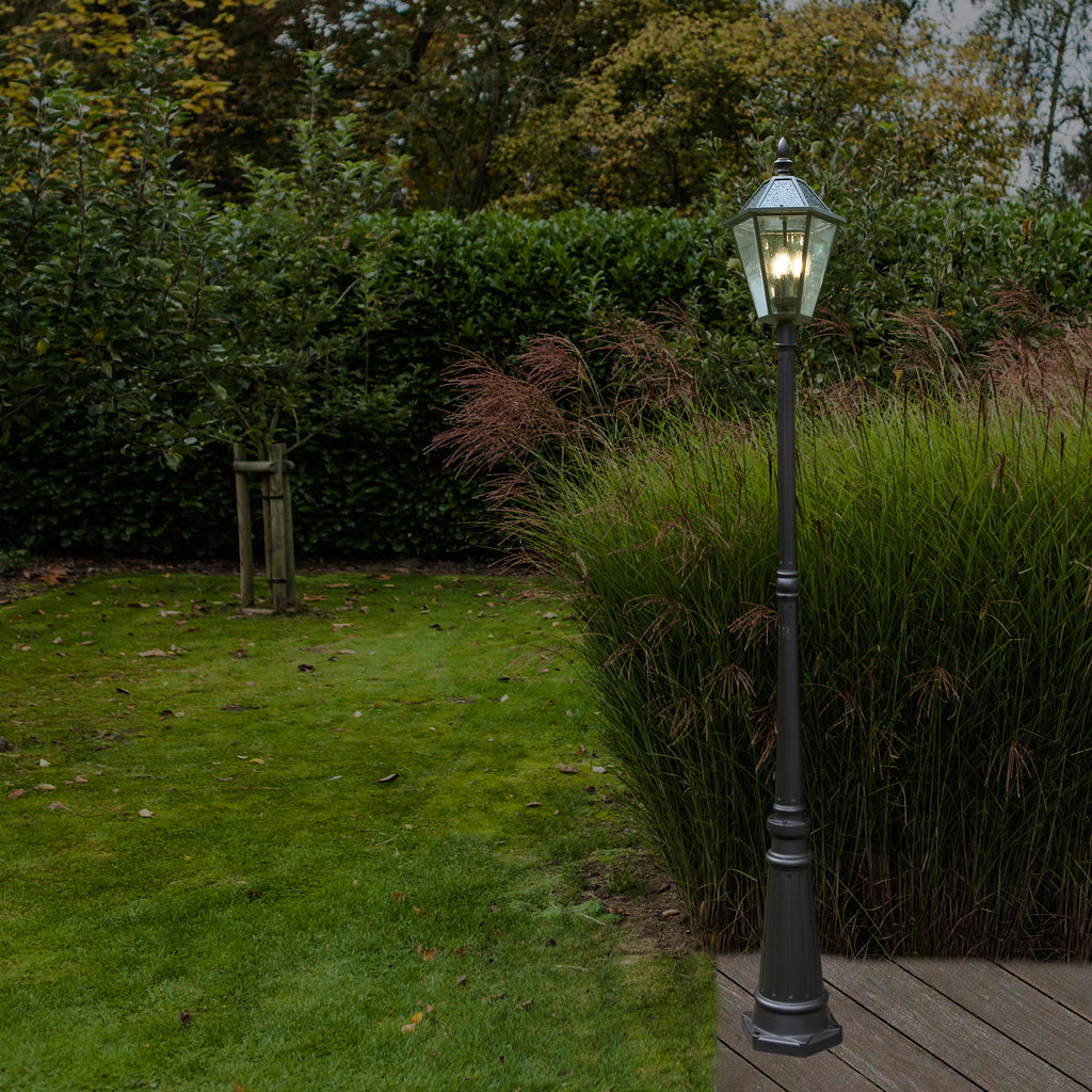 Lampadaire solaire LED d'extérieur Lutec