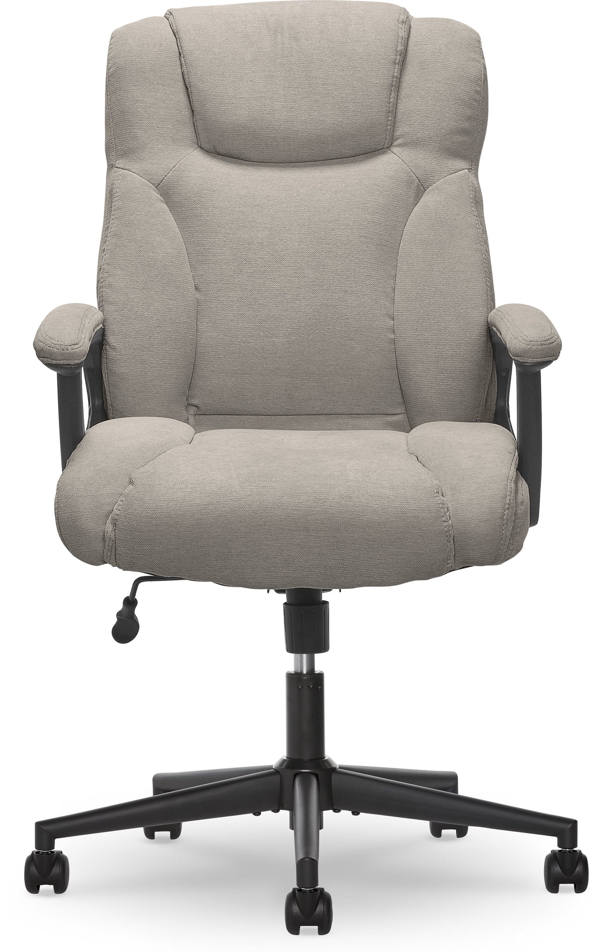 Chaise de bureau Serta Connor en microfibre gris clair