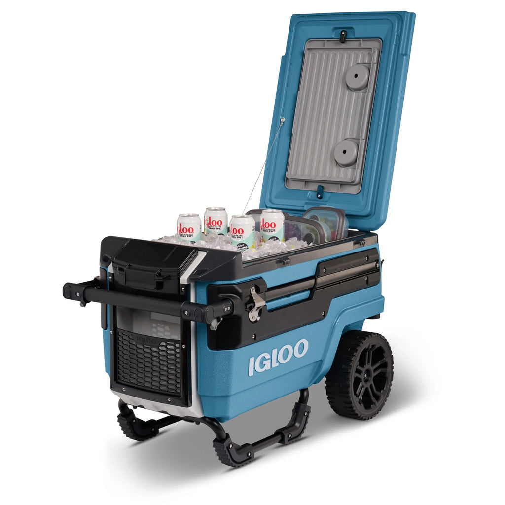 Glacière à roulettes Igloo Trailmate Journey 70 QT, Gris Carbonite