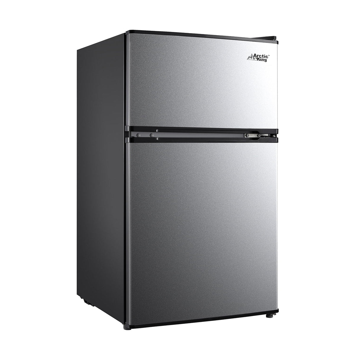 Mini-réfrigérateur Arctic King de 3,2 pi³, à deux portes avec congélateur, en acier inoxydable, certifié Energy Star