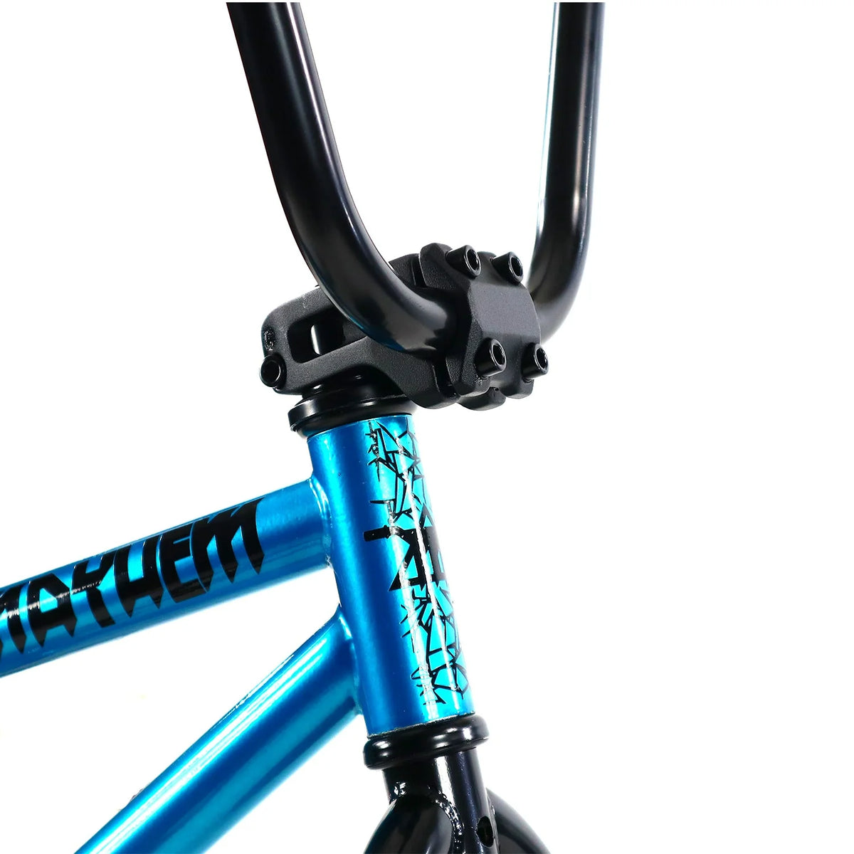 Mayhem Fat Tire Mini BMX Riot Pédalier 1 pièce 10 Mini BMX Dernier modèle de bike de trick (Riot Blue Haze)