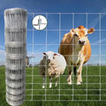Clôture agricole, grillage galvanisé de 1,22 m x 50 m, clôture pour bétail et cerfs, revêtement épais en zinc, clôture pour porcs et chèvres, cour, jardin et champ