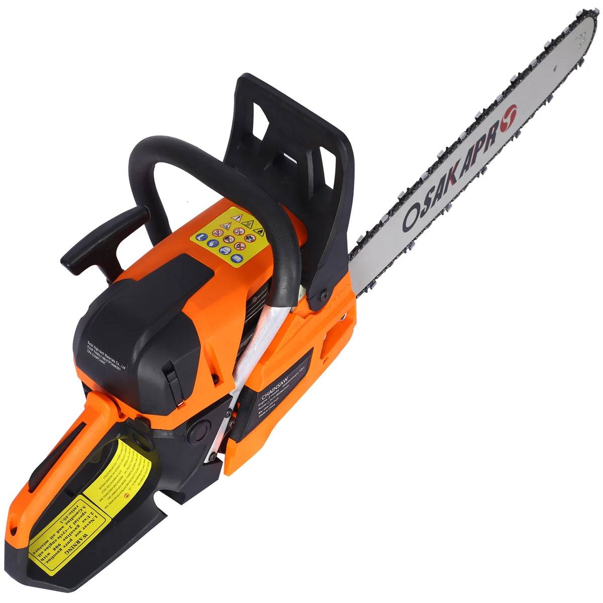 Tronçonneuse à essence Seizeen, tronçonneuse à essence 52 cm³ avec chargeur rapide, tronçonneuse sans fil 20 pouces 2,6 CV 8 500 tr/min, puissante tronçonneuse pour la taille en pépinière
