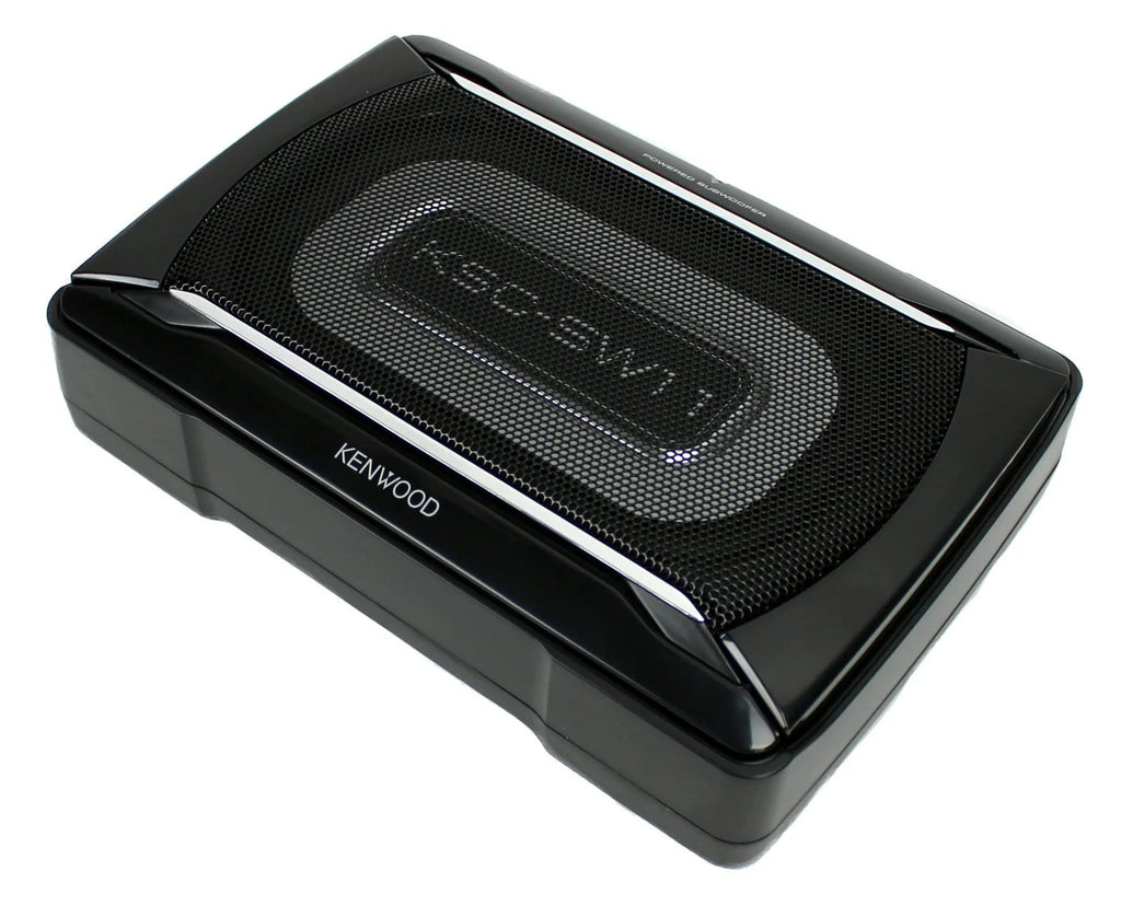 Caisson de basses compact amplifié Kenwood KSC-SW11 de 150 watts avec télécommande
