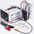 Compresseur d’air PCP, 4 500 PSI / 30 MPa - Pompe portable et puissante 12 V CC/110 V CA