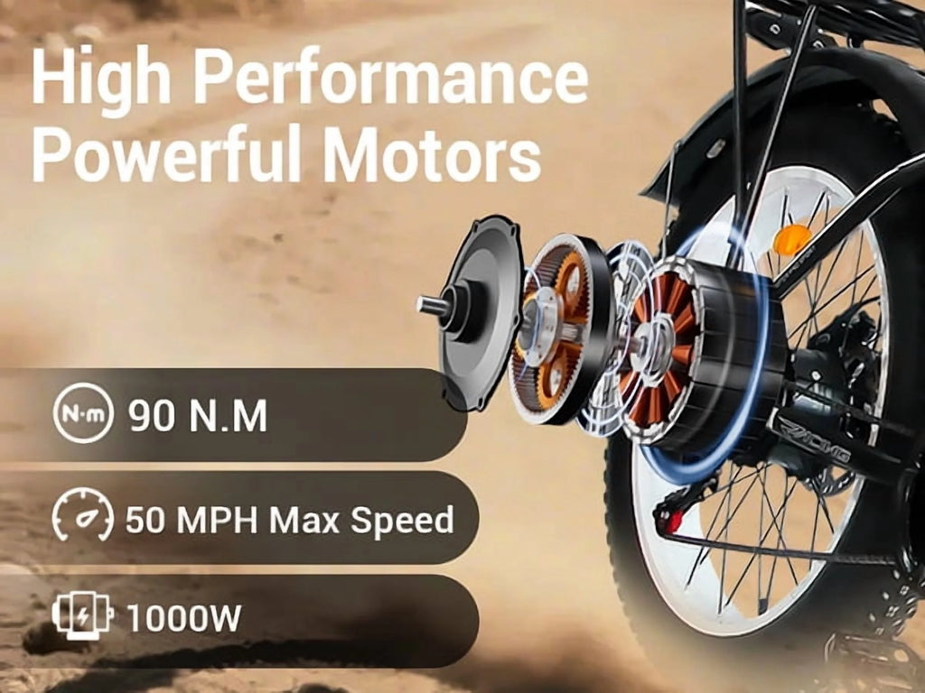 Vélo électrique 5000 W (crête) pour adultes, moto électrique avec batterie 60 V 25 Ah, vélo électrique à double moteur 80 km/h, vélo électrique à pneus larges 26 × 4,0, VTT à transmission intégrale et 21 vitesses pour tous les terrains UL 2849