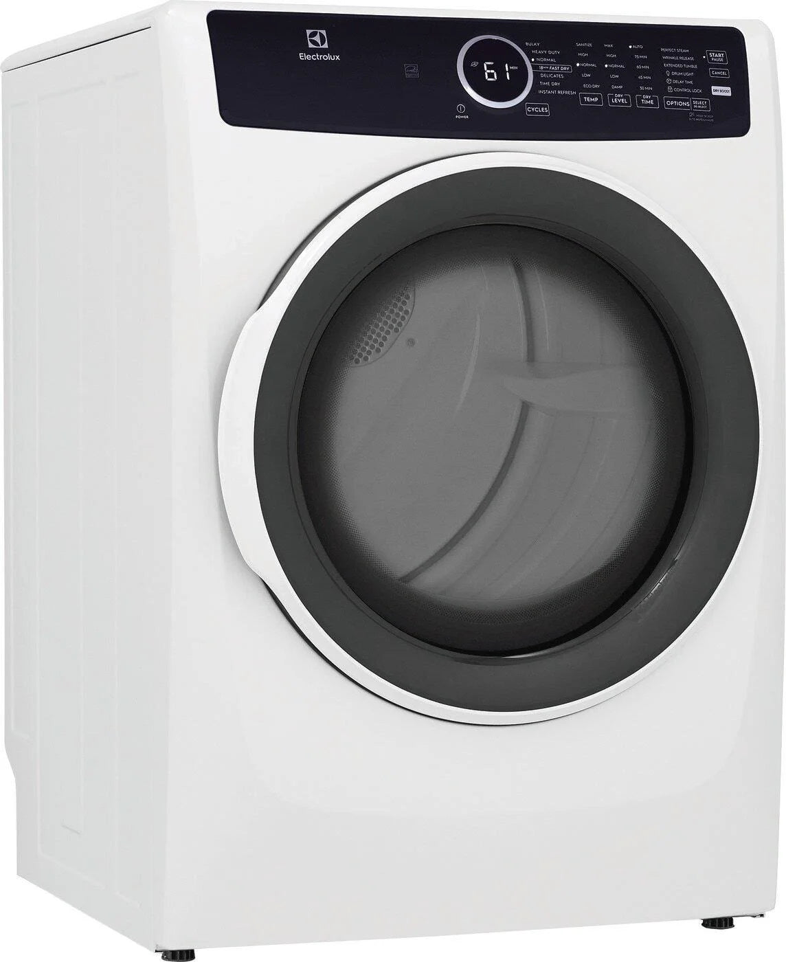 Sèche-linge électrique Electrolux à chargement frontal Perfect Steam avec rafraîchissement instantané, 8,0 pi³