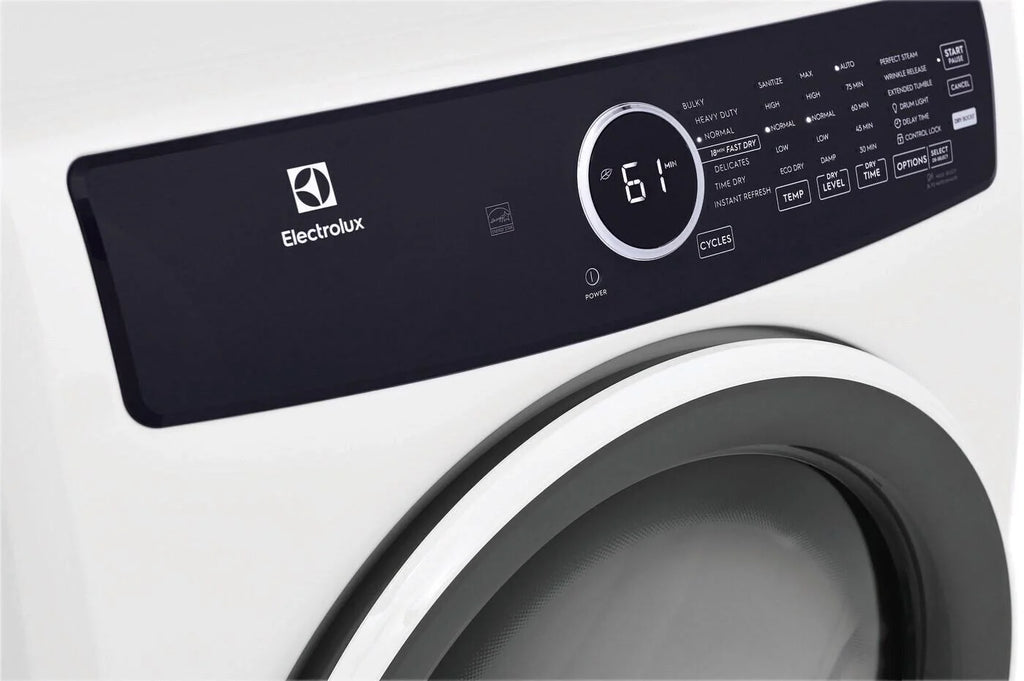 Sèche-linge électrique Electrolux à chargement frontal Perfect Steam avec rafraîchissement instantané, 8,0 pi³