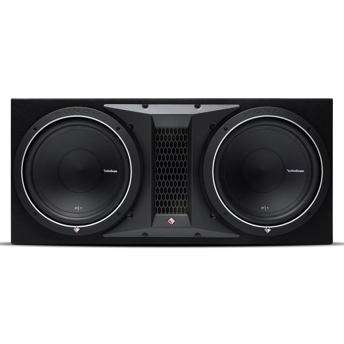 Nouvelle enceinte de caisson de basses Rockford Fosgate P1-2X12 500 watts Punch avec deux caissons P1 12 intégrés