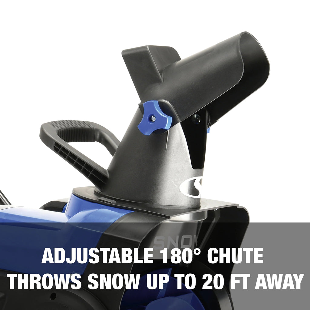 Souffleuse à neige sans fil Snow Joe 48 V de 15 pouces, moteur sans balais de 750 W, 2 batteries de 4,0 Ah et chargeur