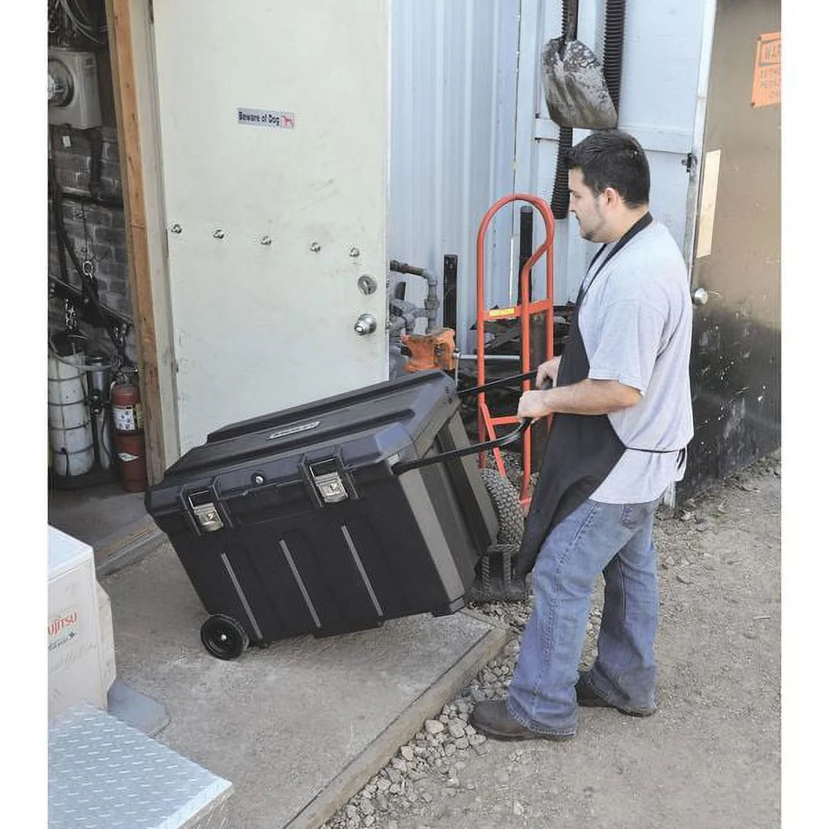 STANLEY 037025H Organisateur mobile en forme de coffre de 50 gallons