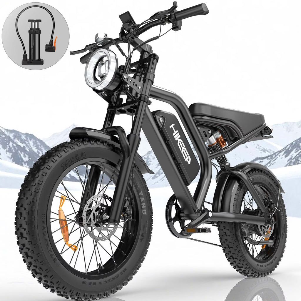 Vélo électrique pour adultes, pneus larges de 20 pouces, vitesse max. de 32 mi/h, VTT électrique de 1 500 W en crête, 48 V, 15 Ah, UL2849