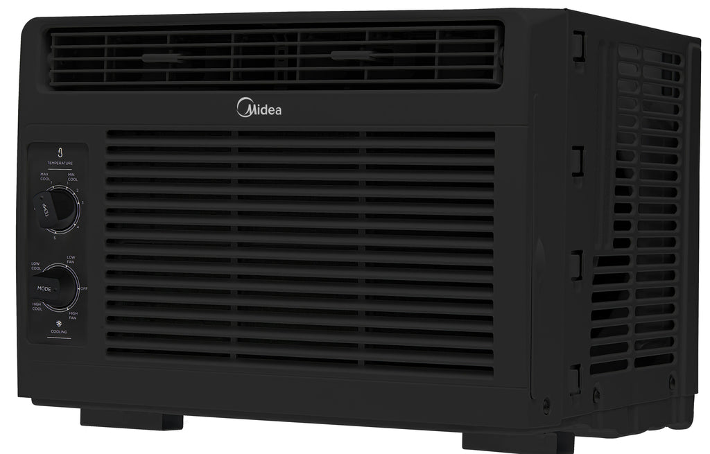 Climatiseur de fenêtre mécanique Midea 5 000 BTU pour 150 pi², blanc, MAW05M1WWT, neuf