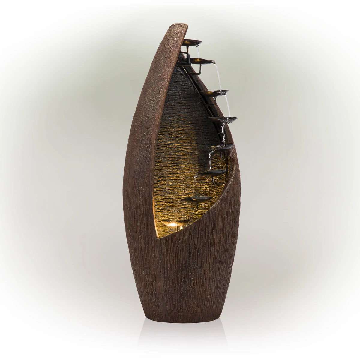 Fontaine à étages en fibre de verre pour intérieur et extérieur Alpine Corporation 43