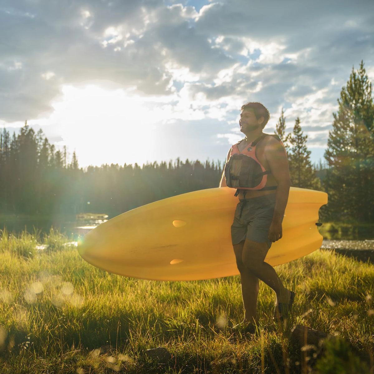 Kayak à assis-dessus Lifetime Volt 85 - Jaune - 90613