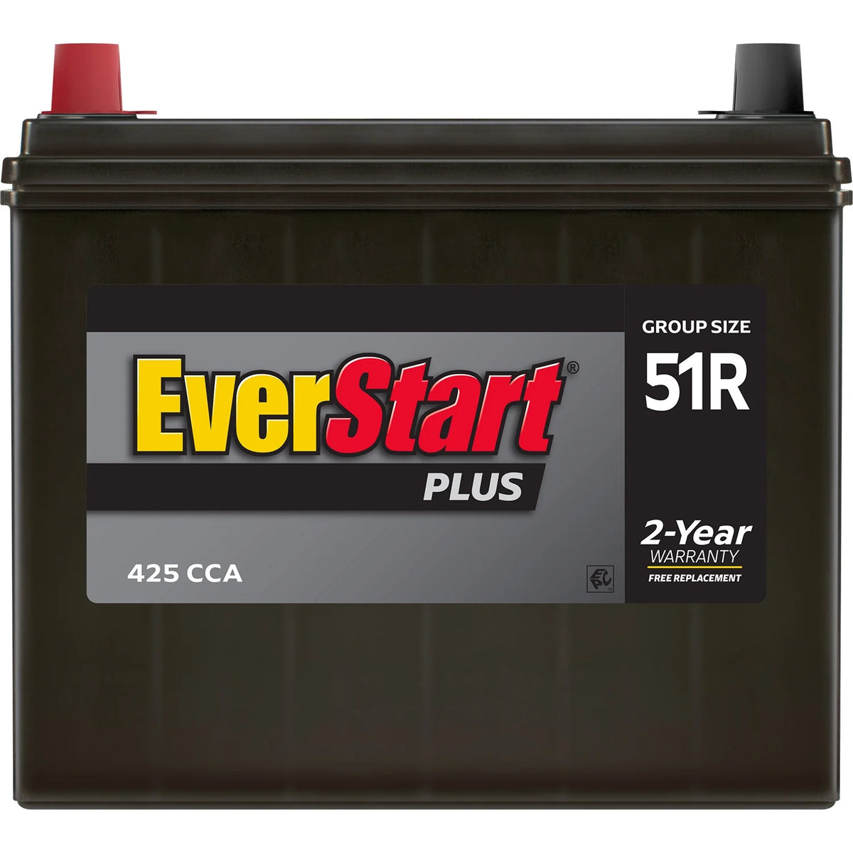 Batterie automobile au plomb-acide EverStart Plus, groupe 51R, 12 volts, 425 CCA