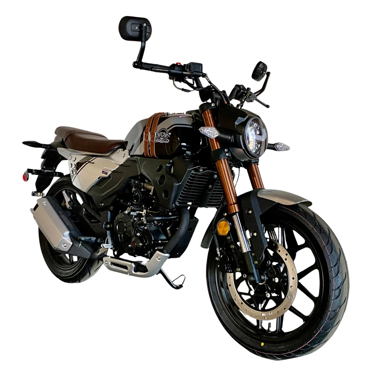Moto Lifan KPM 200 | Café Racer 200 cc à injection électronique | Moto de route à 6 vitesses