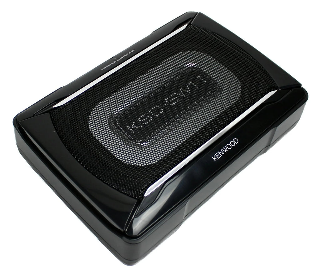 Caisson de basses compact amplifié Kenwood KSC-SW11 de 150 watts avec télécommande
