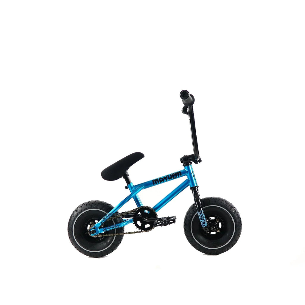 Mayhem Fat Tire Mini BMX Riot Pédalier 1 pièce 10 Mini BMX Dernier modèle de bike de trick (Riot Blue Haze)