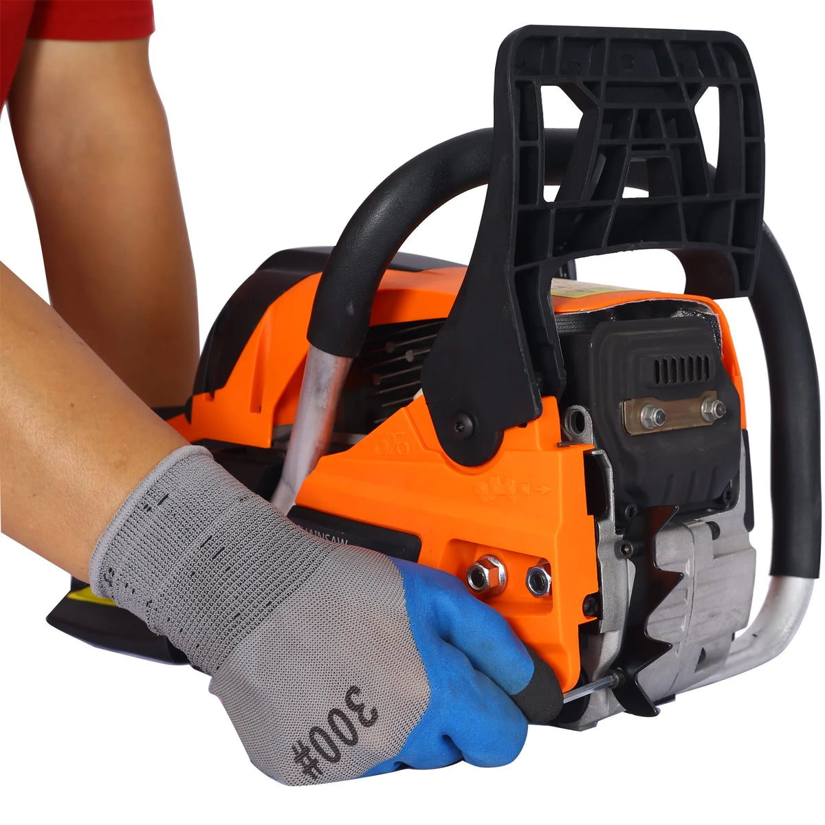 Tronçonneuse à essence Seizeen, tronçonneuse à essence 52 cm³ avec chargeur rapide, tronçonneuse sans fil 20 pouces 2,6 CV 8 500 tr/min, puissante tronçonneuse pour la taille en pépinière