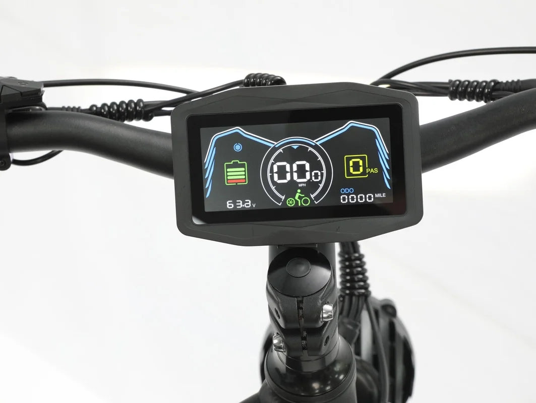 Vélo électrique 5000 W (crête) pour adultes, moto électrique avec batterie 60 V 25 Ah, vélo électrique à double moteur 80 km/h, vélo électrique à pneus larges 26 × 4,0, VTT à transmission intégrale et 21 vitesses pour tous les terrains UL 2849