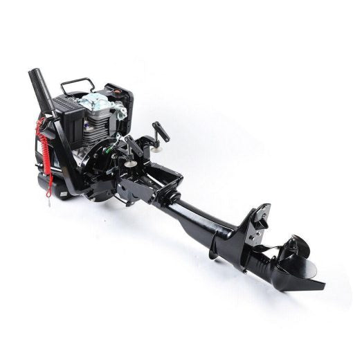 Moteur hors-bord premium de 6 CV pour bateaux de pêche – moteur 2 temps avec démarrage rapide et conception légère
