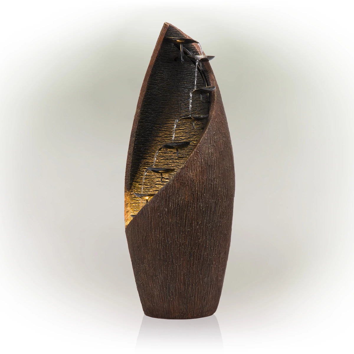 Fontaine à étages en fibre de verre pour intérieur et extérieur Alpine Corporation 43