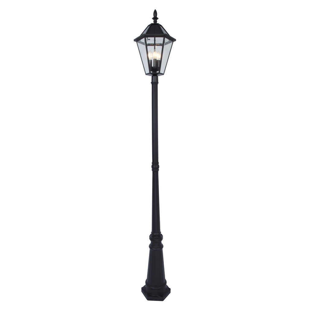 Lampadaire solaire LED d'extérieur Lutec
