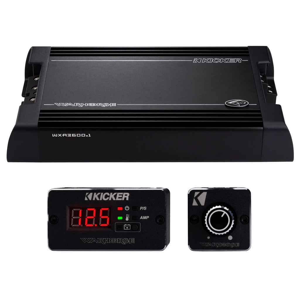 Kicker 49L7X122 - SoloX L7X 12 pouces & WXA3600.1 Amplificateur mono Warhorse